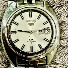 現在日常使用中 幻 オールドセイコー old seiko セイコーファイブ デラックス 5139-6000 27石 オートマチック1969年製 SEIKO5 DX 27jewelsの画像