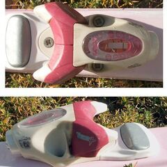 118cm ジュニア カービングスキー 2点セット　板 Hart Innocence ハート イノセンス ピンク 桜　ビンディング LOOK Team4　☆ PayPay(ペイペイ)決済可能 ☆ 札幌市 豊平区 平岸 平岸店の画像