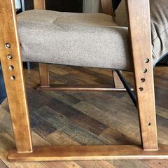 ★美品★ ニトリ 3段階調整高座椅子 レバー式 リクライニングチェア 【マジカルスケッチ】の画像