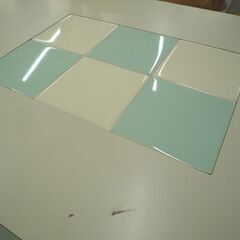 使用感あり カントリー調 ミドルレンジボード 幅88cm キャスター付き 食器棚 キッチンカウンター レンジ台 キッチン収納 収納家具 苫小牧西店の画像