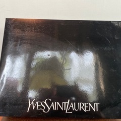 【未使用】イヴサンローラン 綿100 綿毛布 YSL YVES SAINT タオルケット 40cm×200cm【1115-1】の画像