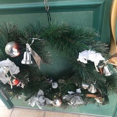クリスマスリース　特大サイズの画像