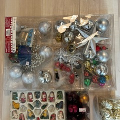 クリスマスツリーオーナメントいろいろの画像