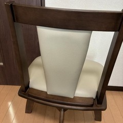 ニトリ 木製 ダイニングテーブル デスク＆回転チェア（DT GK 70）一人暮らしの画像