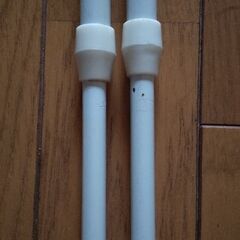 【🍀】突っ張り棒／78-115cm／２本の画像