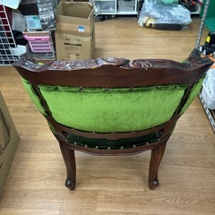 ☆ドリーム荒牧店☆ジモティー割引有☆【クリーニング済み】ロココ調アンティークチェアの画像