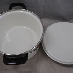 [1706] マルビシ ラ・フランセ ホーロー鍋 ホーローウェア 両手鍋の画像