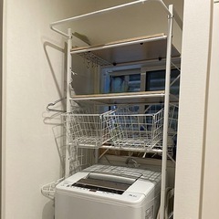 ランドリーラック 洗濯機ラック ランドリー収納 の画像