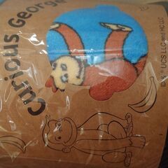 おさるのジョージ　大判ブランケット　毛布の画像