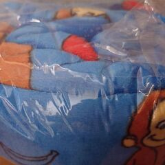 おさるのジョージ　大判ブランケット　毛布の画像