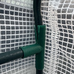 保管期限は、11月16日まで！ジャンク２ドア ビニールハウス 300x148x216cm 観葉植物 簡易温室 車庫ガーデンハウス 温室テントガーデン温室 防雨 防寒 防風対策の画像