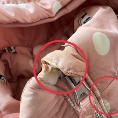 H&M ディズニー ダウン 90cmの画像