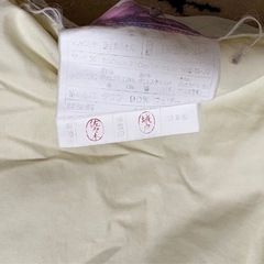 【売約済】ダウン掛け布団の画像