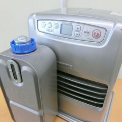 ■石油ファンヒーター 2018年製 ダイニチ  タンク容量 5.0L 木造9畳 コンクリート12畳 ブルーヒーター FW-3218S 暖房 石油ストーブ 灯油 シルバー 札幌 西区 西野店の画像