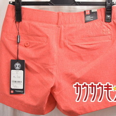 【未使用】アンダーアーマー ゴルフ ショーツ UA LINKS VENTED SHORTY 4INCH 4 1293834 レディース UNDER ARMOURの画像