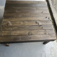 DIY製作　ウッドデッキベンチ　縁台　別ベンチ出品ありの画像