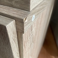 木目調　テレビ台　引き出し付きの画像