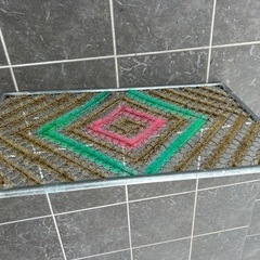 玄関マット　泥落としマット　靴底洗いマットの画像