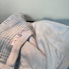 【未使用】YVES SAINT LAURENT イヴサンローラン YSL 綿100 綿毛布 140×200cm シングル【1115-2】の画像