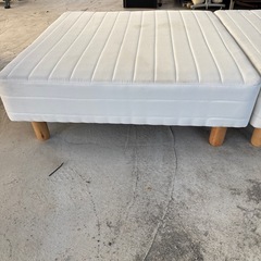 シングルベッド　分離　マットレス　脚付の画像