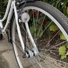 11月15日お引渡し決定：【超美品】 防犯登録可 2025年3月購入 LED ハブダイナモ ママチャリ 軽快車の画像