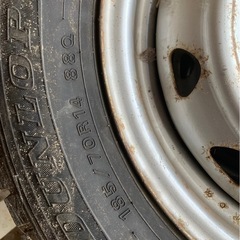 スタッドレス 鉄ホイール14インチ5.5J 4本 の画像