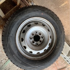 スタッドレス 鉄ホイール14インチ5.5J 4本 の画像
