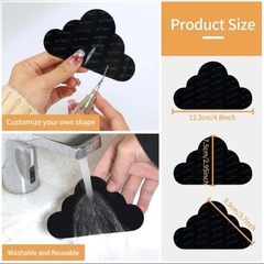 カーペット滑り止めシート 転倒防止テープ 12枚入 ラグマット ズレ防止マットの画像