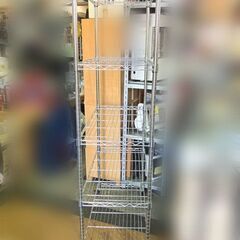 メーカー不明■③メタルラック スチールラック  キャスター付き の画像