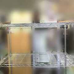 メーカー不明■③メタルラック スチールラック  キャスター付き の画像