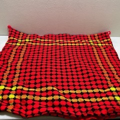 座布団カバー 4枚セット560×500 レトロ デッドストック 昭和レトロの画像