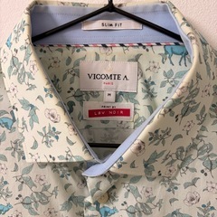 VICOMTE A. 花柄 スリムフィットシャツ Mの画像