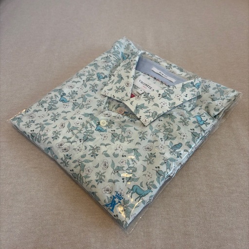 VICOMTE A. 花柄 スリムフィットシャツ M