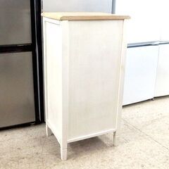 アンティーク調 4段 チェスト 幅50cm ガラス天板付き 収納家具 洋服収納 ☆ 札幌市 北区 屯田の画像