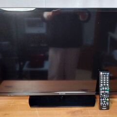 【B402】シャープ　液晶カラーテレビ　32インチ　2015年製　動作確認OK　リモコン付属の画像
