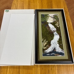 額縁入り押し花の画像