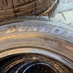 195/65R15 2019年 ダンロップ wm01 スタッドレスタイヤ 4本の画像