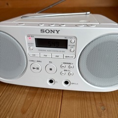 SONY CDデッキ　ラジオ　の画像