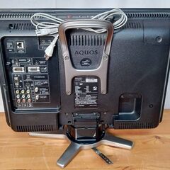 【B403】シャープ　アクオス　液晶カラーテレビ　20インチ　2007年製　動作確認OKの画像