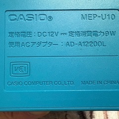 CASIO メモプリ
の画像