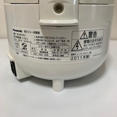 K★炊飯器 ３合炊き 2011年製★の画像