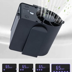 Le Dzx 腰掛け扇風機 【21000mAh大容量・1台6役】 ウエストファンの画像