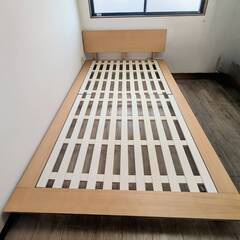 セミダブルベッド(フレーム＋マットレスセット)の画像