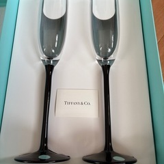 ティファニー　ペアシャンパングラス　新品未使用
の画像