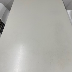 事務所ミーティング机・椅子4脚セットの画像