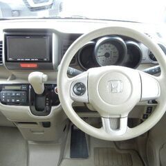 ホンダ　Ｎ－ＢＯＸ　Ｇ・Ｌパッケージ　ＡＢＳ　プッシュスタート　社外ナビ　ワンゼグＴＶ　ＣＤ　ＥＴＣ　ワンオーナーの画像