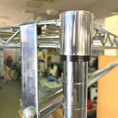 メーカー不明■②ワードローブ メタルラック スチールラック 収納 の画像