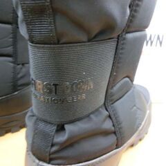 新品 ファーストダウン スノーブーツ 27cm 黒 FIRST DOWN 4cm4時間防水 防滑ソール 箱ダメージあり 冬靴 雪国用 札幌 西野店の画像