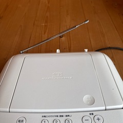 SONY CDデッキZS S40  ホワイト　ラジオ　の画像