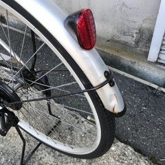 ⭐︎ドリーム2号館⭐︎中古自転車 コーナン/サザンポート/26インチ/シルバー ※カゴ劣化ありの画像